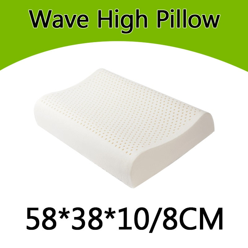Thailand Natural Latex Orthopedic Massage Pillow Neck Cervical Spine Protected Remedial Big Vertebrae Pillow