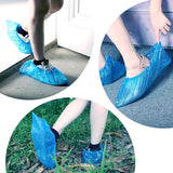Anti Slip Disposable Shoe Covers Waterproof Overshoes Dustproof Reusable Boot Cover Dispense for Home, Rainy, Factory Protective