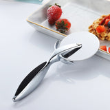 Pizza Cutter Stainless Steel Pizza Knife Cake Bread Pies Round Knife Pastry Pasta Dough Kitchen Spatula Baking DIY Tools