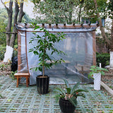 0.12mm Transparent Plastic PE Film Tarpaulin Garden Succulents Plants Keep Warm Cover Patio Pergola Furniture Rainproof Rain Fly