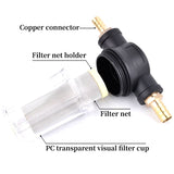 1/2" Garden Watering Hose Filter Agricultural Irrigation Impurity Prefilter Aquarium Water Pump Filter With Copper Pagoda Joints