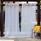 Outdoor Waterproof Patio Drapes Curtains Window Curtains for Pavilion Terrace Garden Porch Sun Room cortina para puerta exterior
