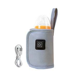 USB Baby Bottle Sleeves Universal Baby Feeding Milk Bottle Warmer Portable Kids Bottle Thermal Bag Kids Gifts for Outdoor Travel