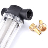 1/2" Garden Watering Hose Filter Agricultural Irrigation Impurity Prefilter Aquarium Water Pump Filter With Copper Pagoda Joints