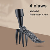 Iron Weed Puller Tool Claw Weeder Root Remover Outdoor Killer Tool Portable Garden Weed Puller Removable With Foot Pedal