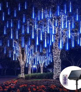 Christmas Solar Meteor Shower LED String Lights Outdoor Waterproof Decor Light Solar Garland New Year Christmas Lighting