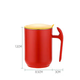 500ml Thermos Coffee Cup Stainless Steel Mug With Lid And Handle Removable Coffee Milk Cups School Office Matte Tea Mug Gift